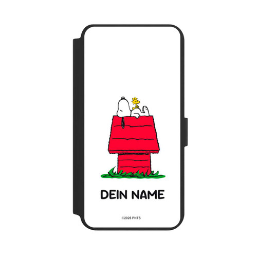 Samsung Galaxy S24+ NIVOflip Snoopy and Woodstock Classic Personalisierbar