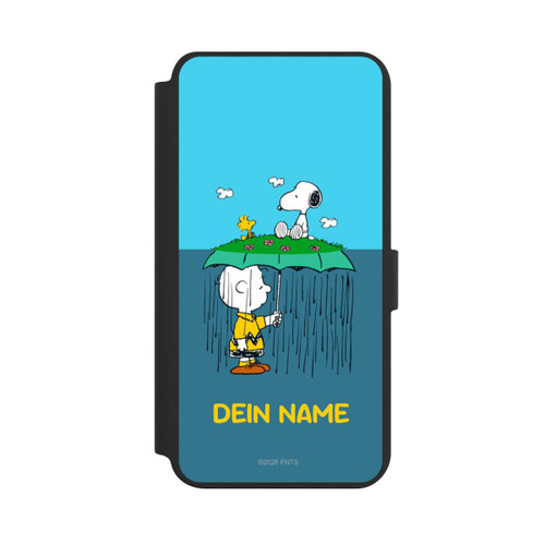 Samsung Galaxy S24+ NIVOflip Charlie Brown Regen Personalisierbar