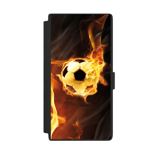 Samsung Galaxy S24 Ultra NIVOflip Fußball in Flammen
