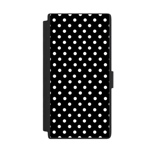 Samsung Galaxy S24 Ultra NIVOflip Confettis blancs sur fond noir