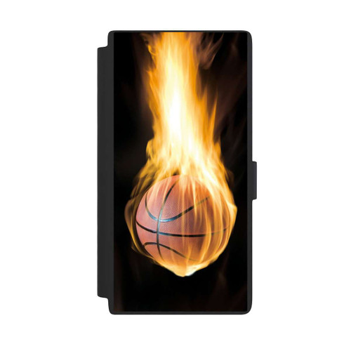 Samsung Galaxy S24 Ultra NIVOflip Brennende Basketball Leidenschaft