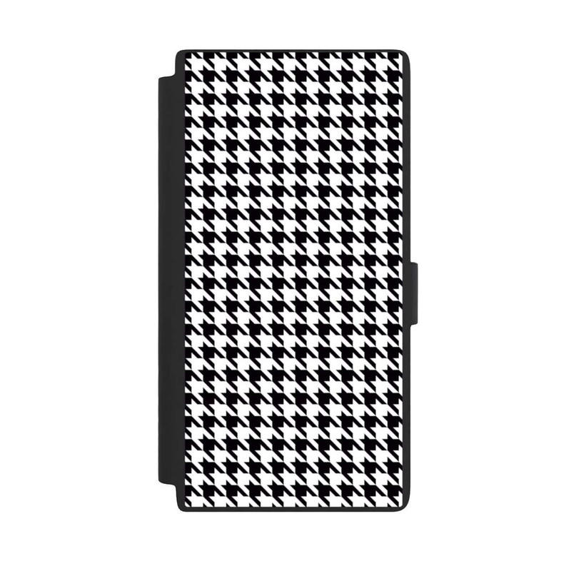 Galaxy S24 Ultra NIVOflip Houndstooth black-white