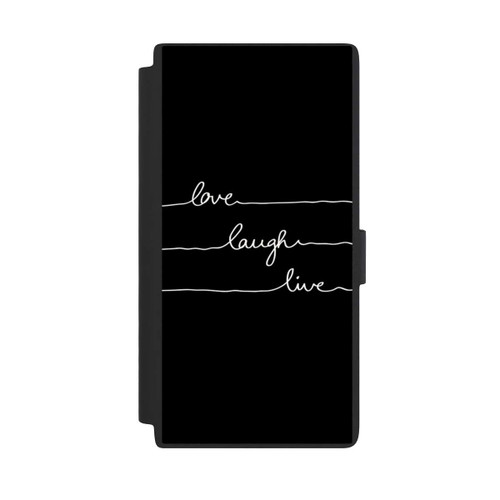 Samsung Galaxy S24 Ultra NIVOflip Love Laugh Live weiß/schwarz