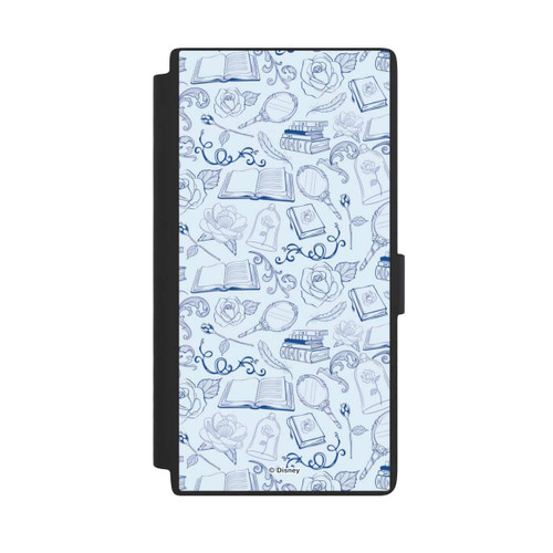 Samsung Galaxy S24 Ultra NIVOflip Beauty and Beast Pattern Blue