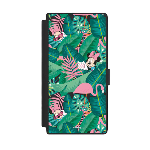 Samsung Galaxy S24 Ultra NIVOflip Minnie Summer Palmblätter ohne Hintergrund