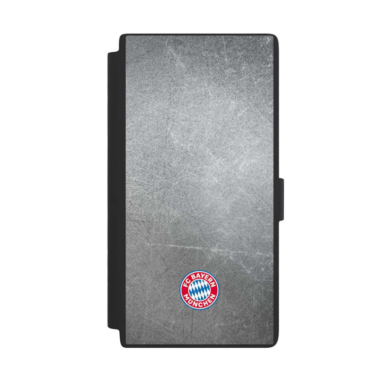 Galaxy S24 Ultra NIVOflip Klassisches FCB Logo Klein - Bunt auf Metalllook