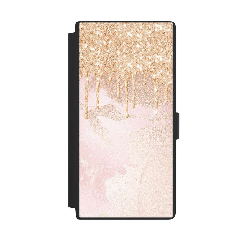 Galaxy S24 Ultra NIVOflip Rosegold Glitter Droplet Look