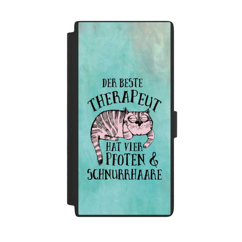 Galaxy S24 Ultra NIVOflip Katze Therapeut