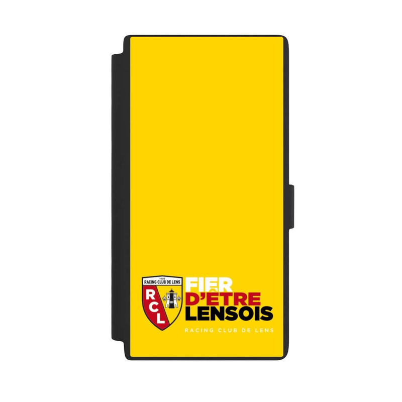 Galaxy S24 Ultra NIVOflip Fond Logo RCL Jaune