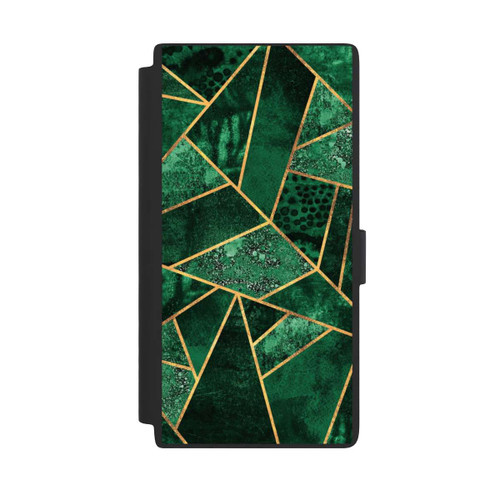 Samsung Galaxy S24 Ultra NIVOflip Tief Smaragdgrün Golddruck
