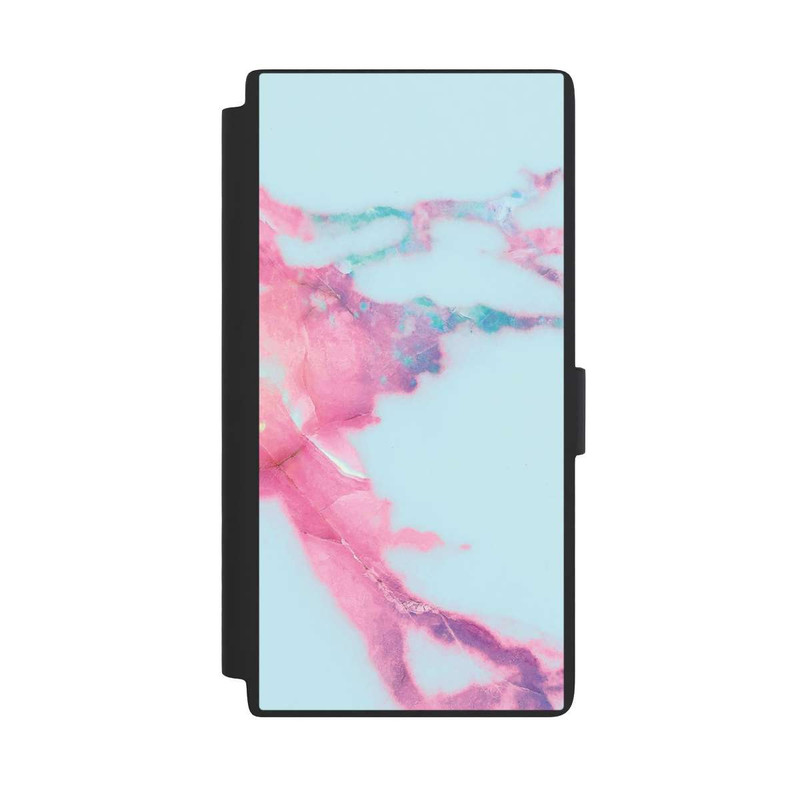 Galaxy S24 Ultra NIVOflip Hellblauer schillernder Adermarmor