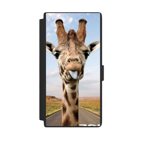 Samsung Galaxy S24 Ultra NIVOflip Giraffe auf der Straße