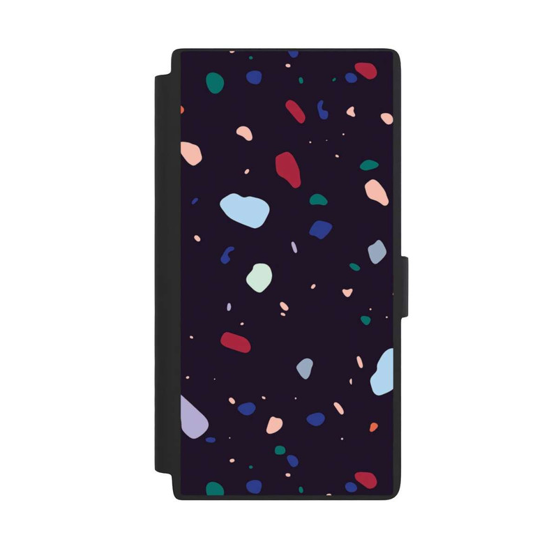 Galaxy S24 Ultra NIVOflip Moderner dunkel abgerundeter Terrazzo
