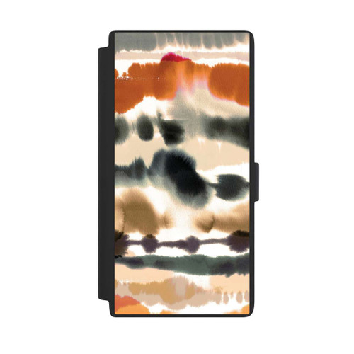 Samsung Galaxy S24 Ultra NIVOflip Soft Nautical Watercolor Lines Orange