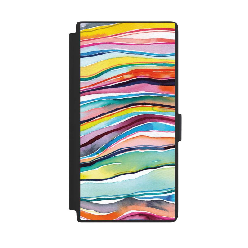 Galaxy S24 Ultra NIVOflip Aquarell Achatschichten