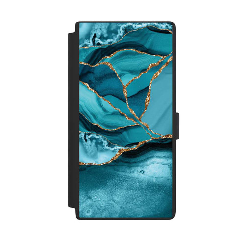 Samsung Galaxy S24 Ultra NIVOflip Eisblaue Marmor Landschaft