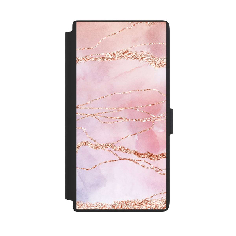 Galaxy S24 Ultra NIVOflip Glitzer Look Pink Mädchen Marmor