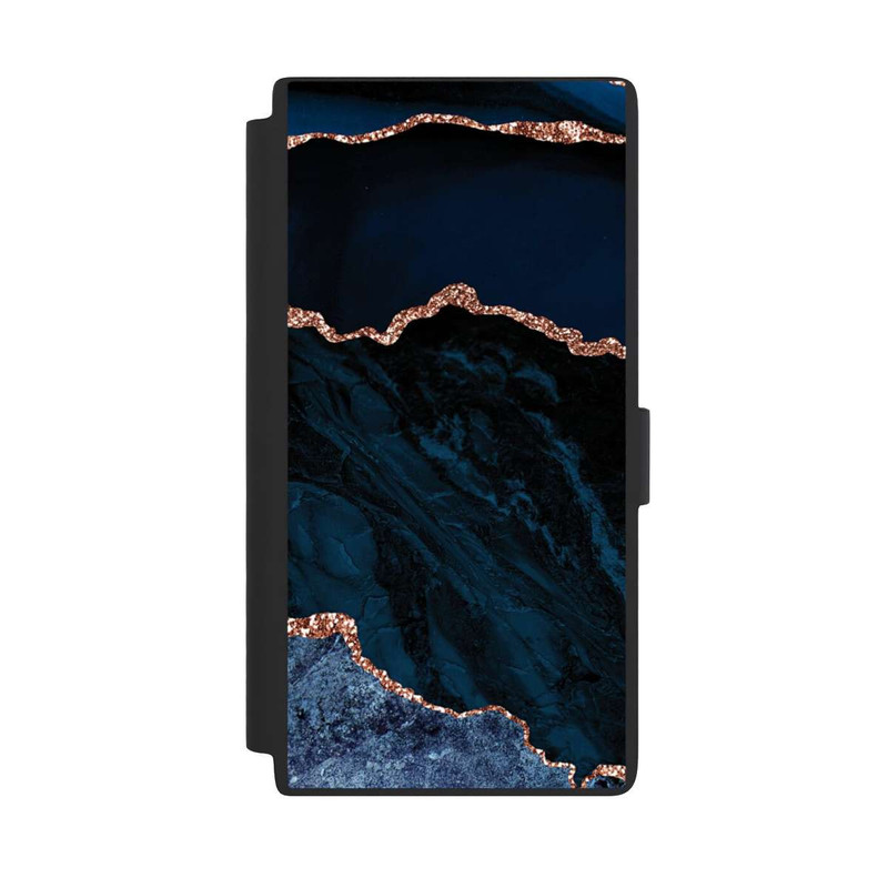Galaxy S24 Ultra NIVOflip Nacht Blau Marmor Landschaft