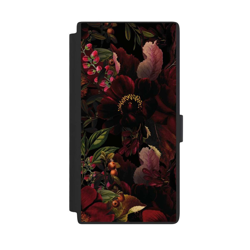 Galaxy S24 Ultra NIVOflip Dunkle Rote Vintage Barock Rosen