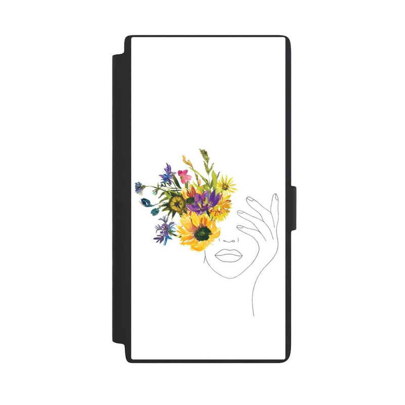 Galaxy S24 Ultra NIVOflip Line Art Tournesols femme