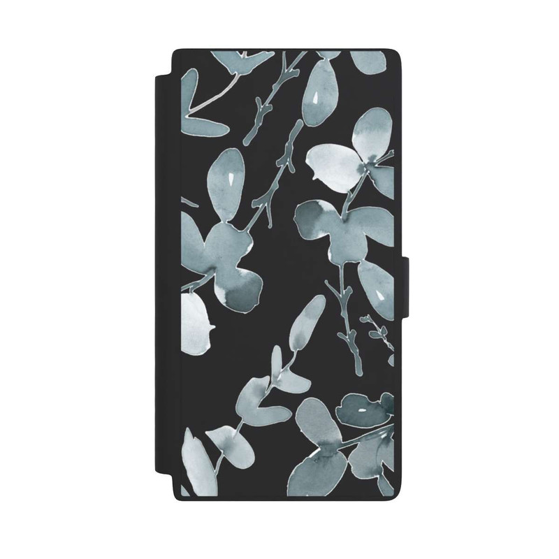 Galaxy S24 Ultra NIVOflip Eukalyptus Muster transparent