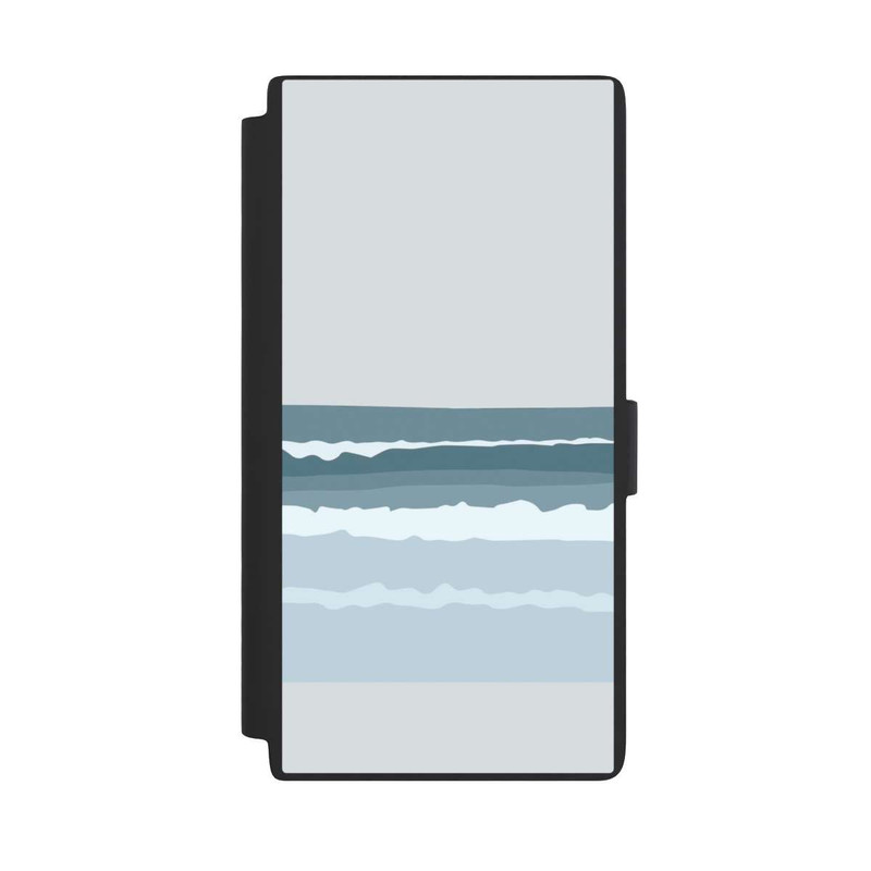 Galaxy S24 Ultra NIVOflip Abstrakte blaue Wellen