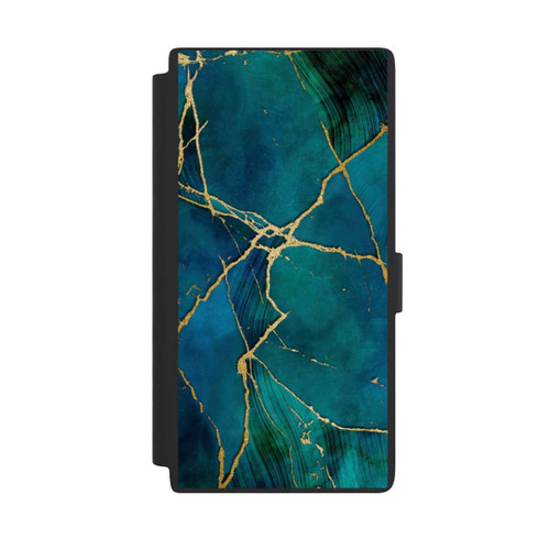 Samsung Galaxy S24 Ultra NIVOflip Mineralischer Glamourlook Blaugold