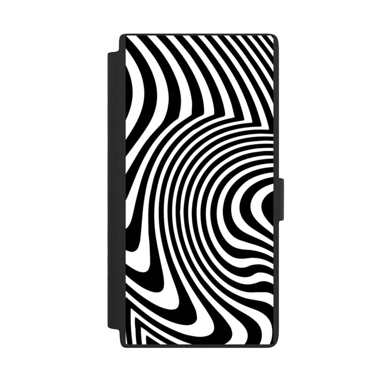 Galaxy S24 Ultra NIVOflip schwarz-weiße Wellen
