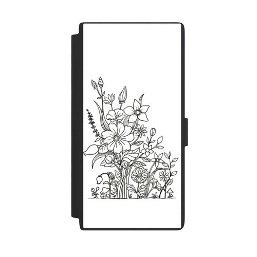 Samsung Galaxy S24 Ultra NIVOflip Flowers Line Art