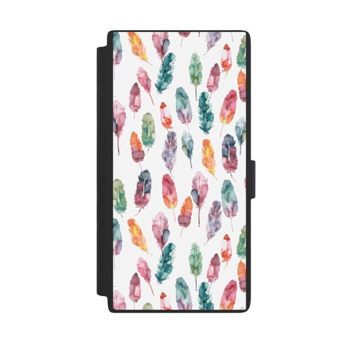 Samsung Galaxy S24 Ultra NIVOflip Boho Watercolor Feathers
