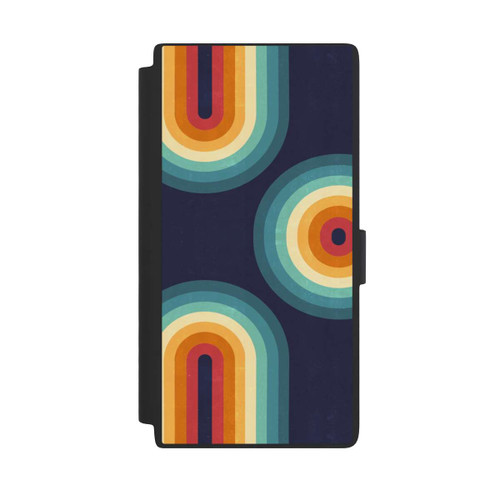 Samsung Galaxy S24 Ultra NIVOflip Double Rainbow on Blue