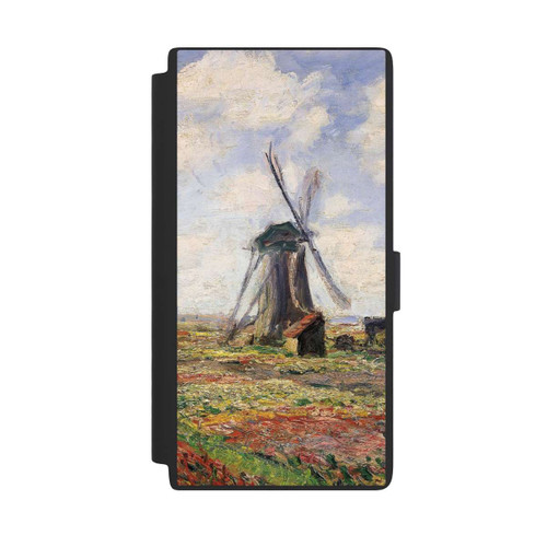 Samsung Galaxy S24 Ultra NIVOflip Tulip Fields with the Rijnsburg Windmil by Claude Monet