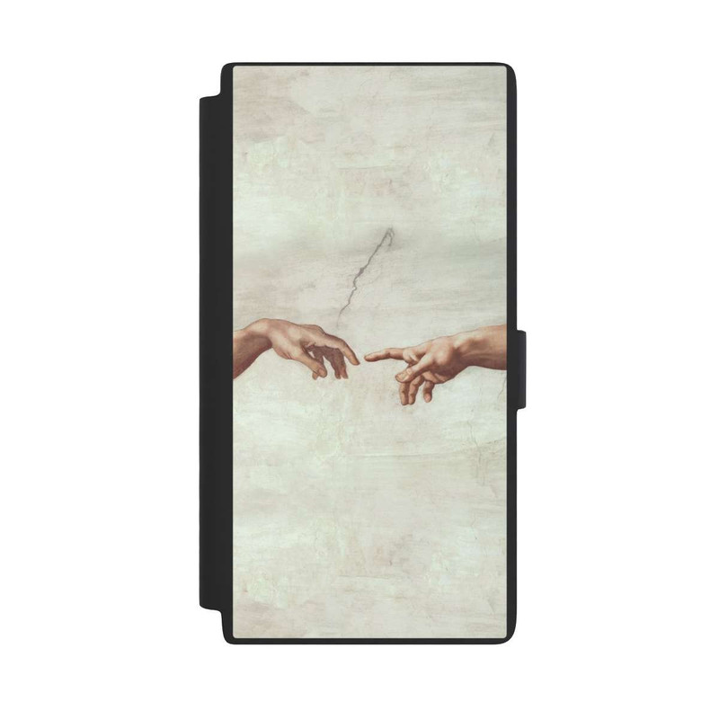 Galaxy S24 Ultra NIVOflip Die Hände von Gott und Adam von Michelangelo Buonarroti