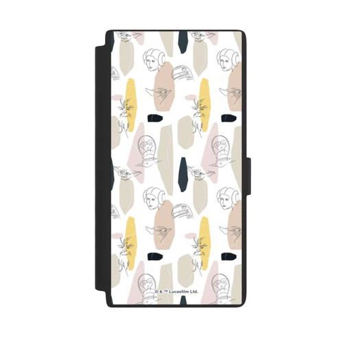 Samsung Galaxy S24 Ultra NIVOflip Helle Seite Line Art