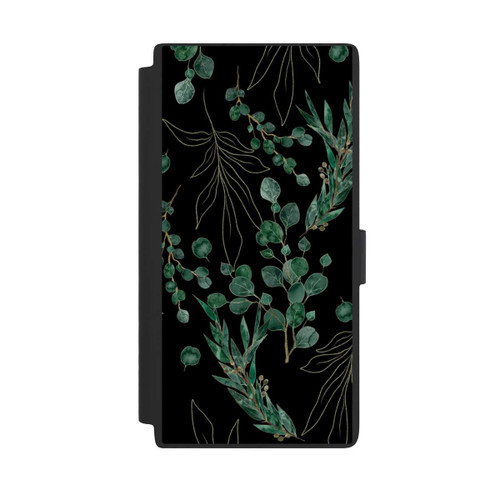 Samsung Galaxy S24 Ultra NIVOflip Eukalyptusblätter schwarz