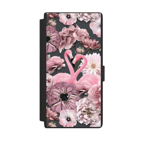 Samsung Galaxy S24 Ultra NIVOflip Flamingos in Blumen Muster