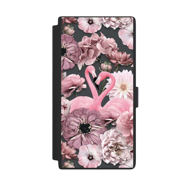 Galaxy S24 Ultra NIVOflip Flamingos in Blumen Muster