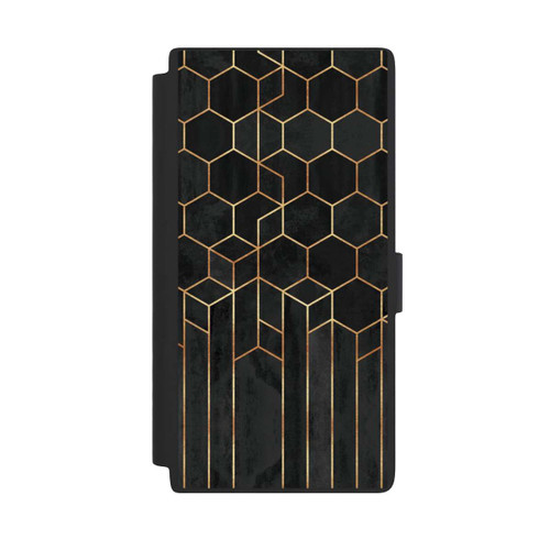 Samsung Galaxy S24 Ultra NIVOflip Schwarze Sechsecke