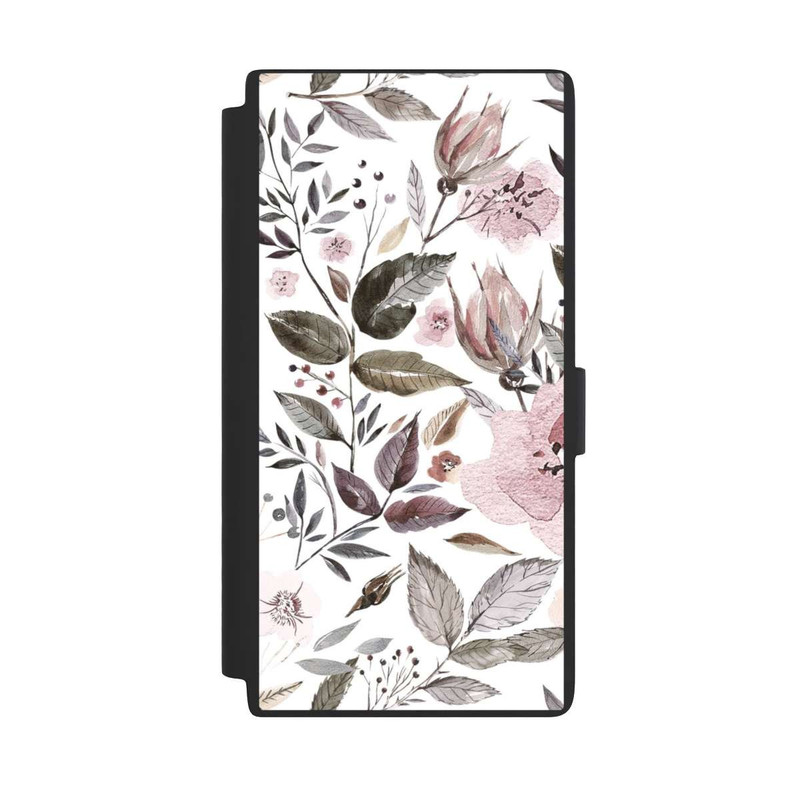Galaxy S24 Ultra NIVOflip Aquarell braune Rosenblüten