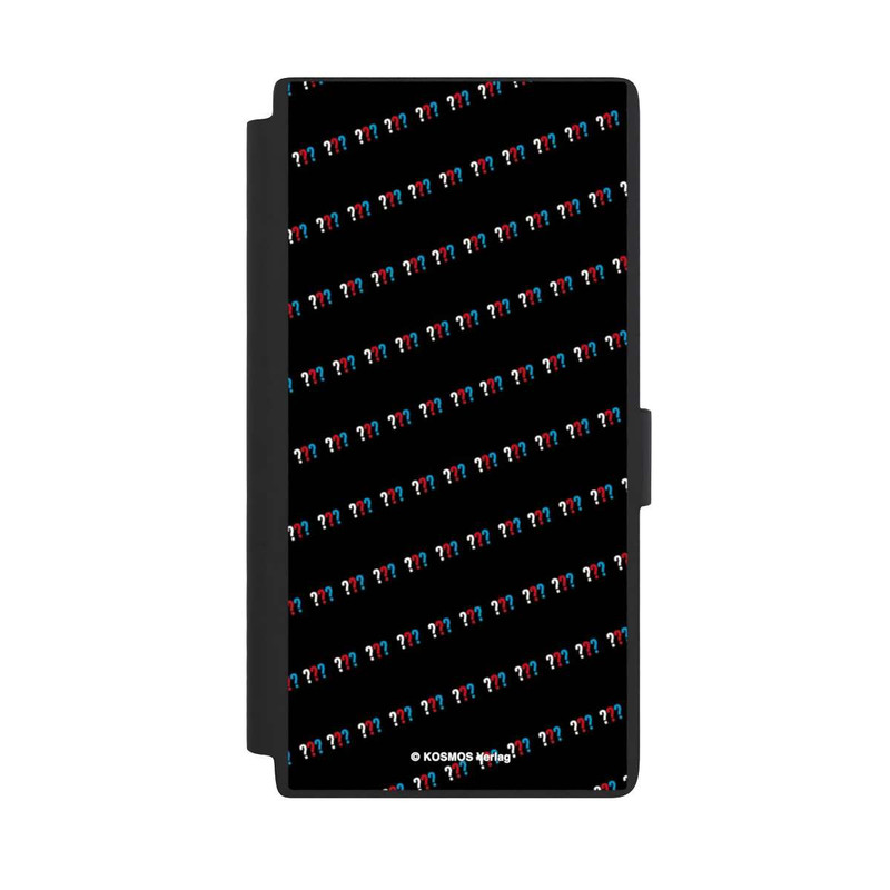 Galaxy S24 Ultra NIVOflip Drei Fragezeichen Muster Schräg