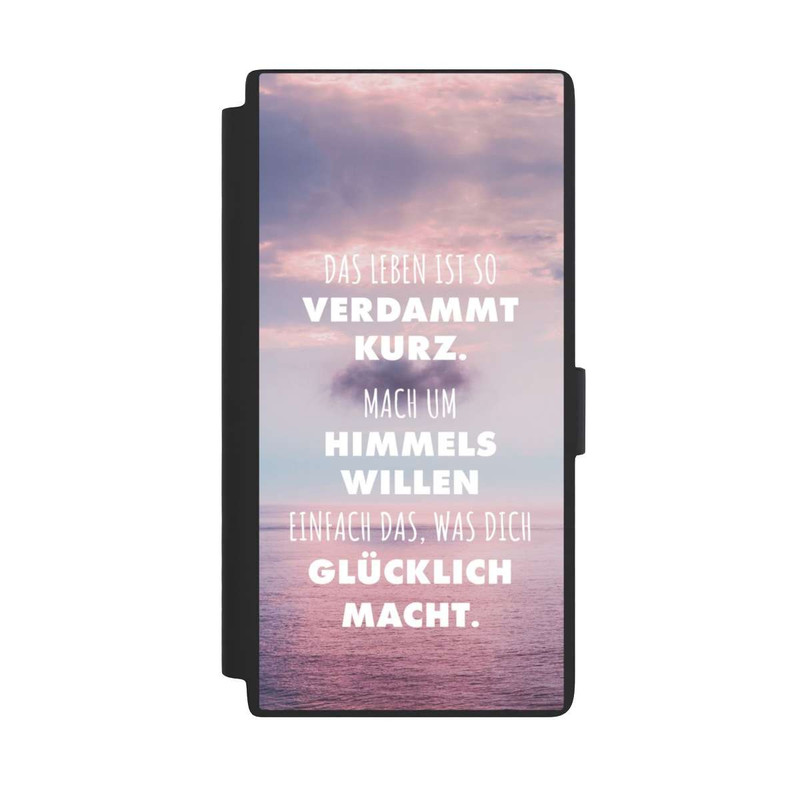 Galaxy S24 Ultra NIVOflip Das Leben Ist So Verdammt Kurz