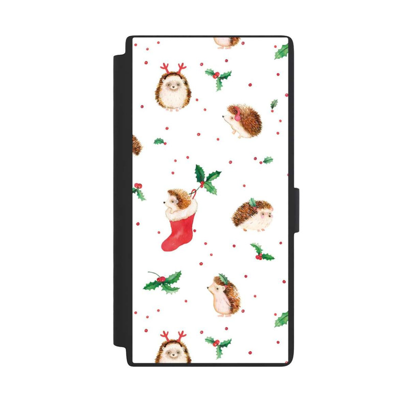 Galaxy S24 Ultra NIVOflip Christmas Cute Hedgehog