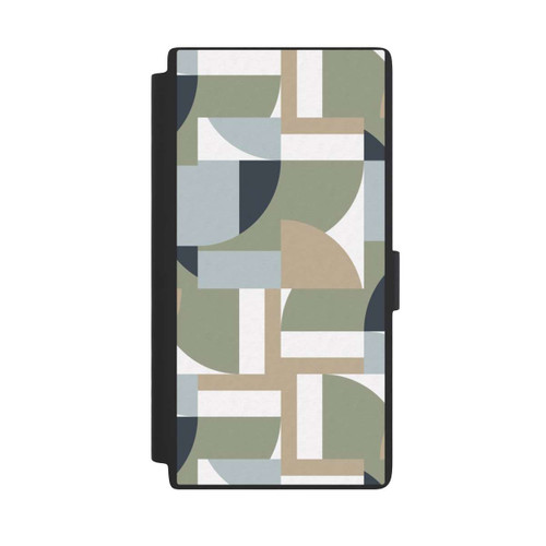 Samsung Galaxy S24 Ultra NIVOflip Futuristische Bauhaus Polygone Beige