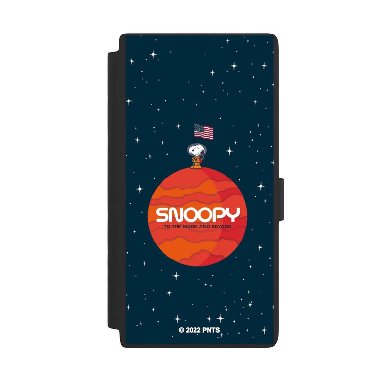 Galaxy S24 Ultra NIVOflip Snoopy Voyageur de l'espace Orange
