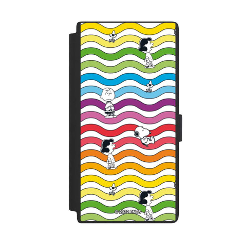 Samsung Galaxy S24 Ultra NIVOflip Snoopy Pattern Rainbow