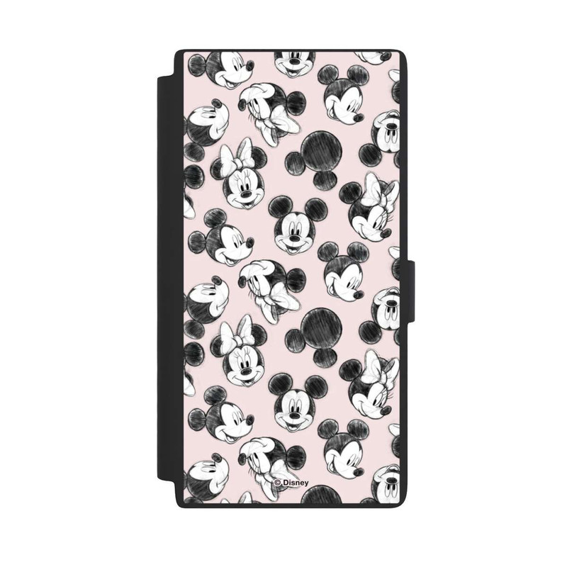 Galaxy S24 Ultra NIVOflip Minnie & Mickey Viele Gesichter Pink