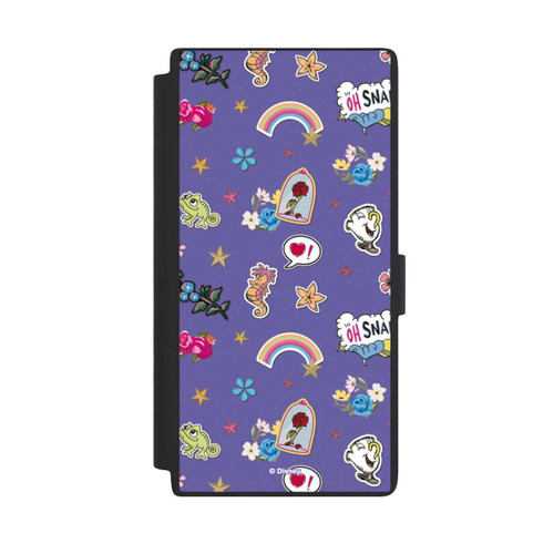 Samsung Galaxy S24 Ultra NIVOflip Princess Pattern Purple Disney Princess