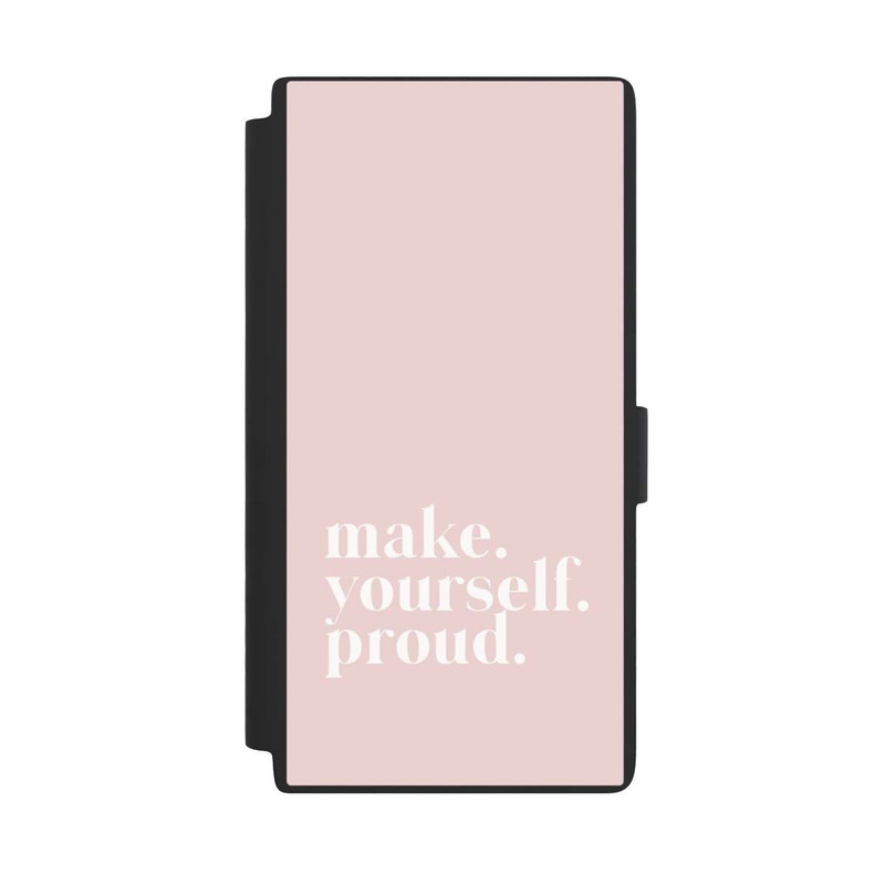 Galaxy S24 Ultra NIVOflip Make Yourself Proud Zitat - Altrosa