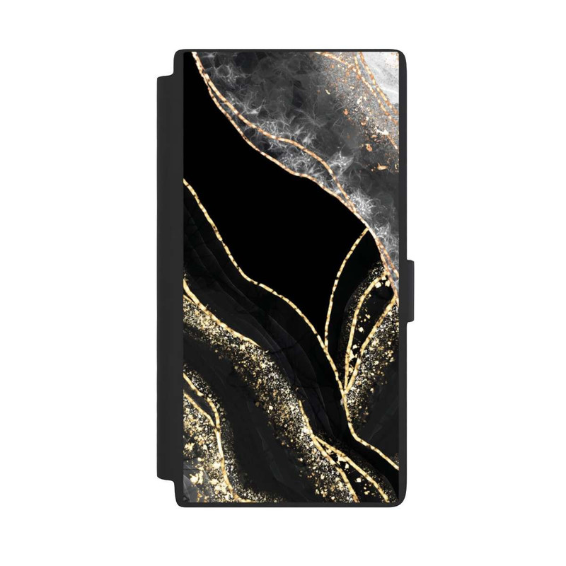 Galaxy S24 Ultra NIVOflip Dunkler Marmor Gold