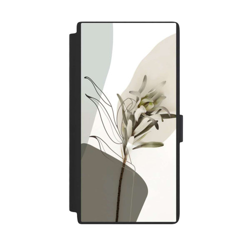 Samsung Galaxy S24 Ultra NIVOflip Boho Line Art Olivgrün